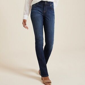 Maurices Jeans Women’s Size 6 Short Dark Blue Slim Bootcut Denim Pants Y2k